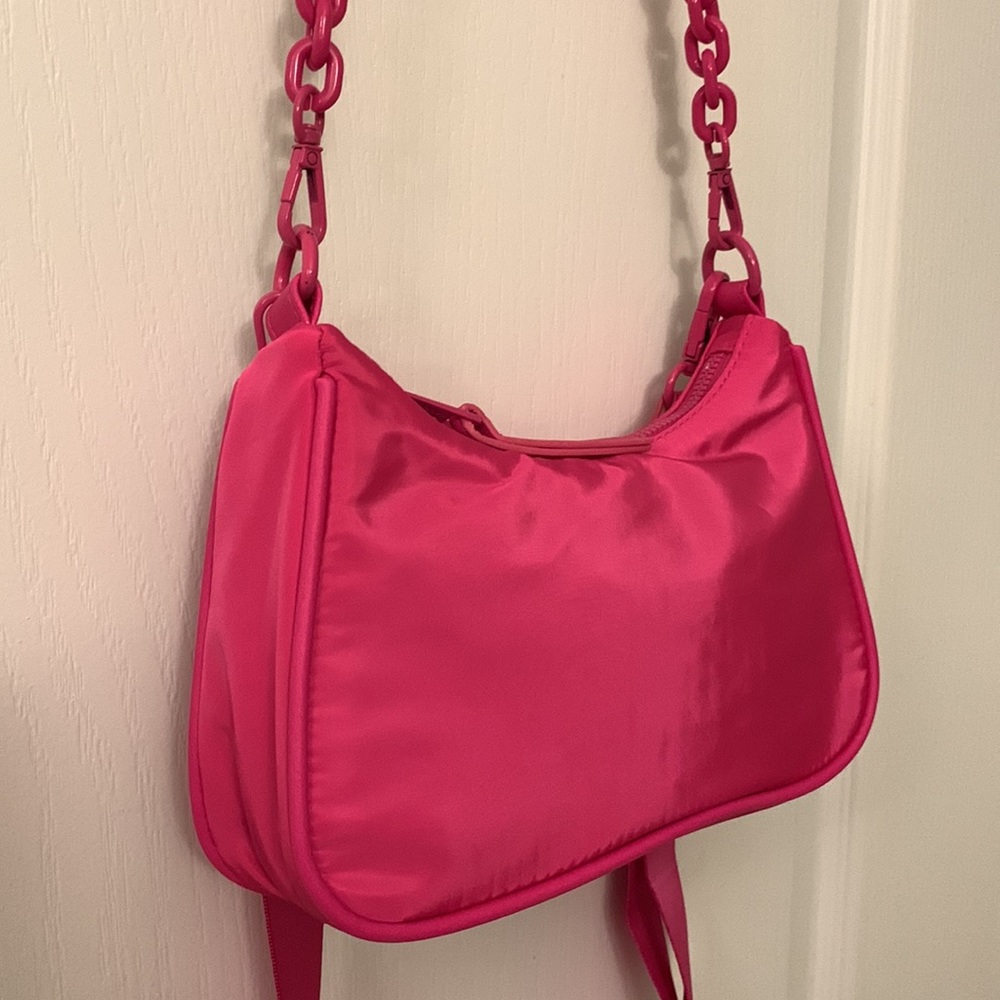 Madden Girl Hot Pink Prada Re-Nylon 2005 Style Bag